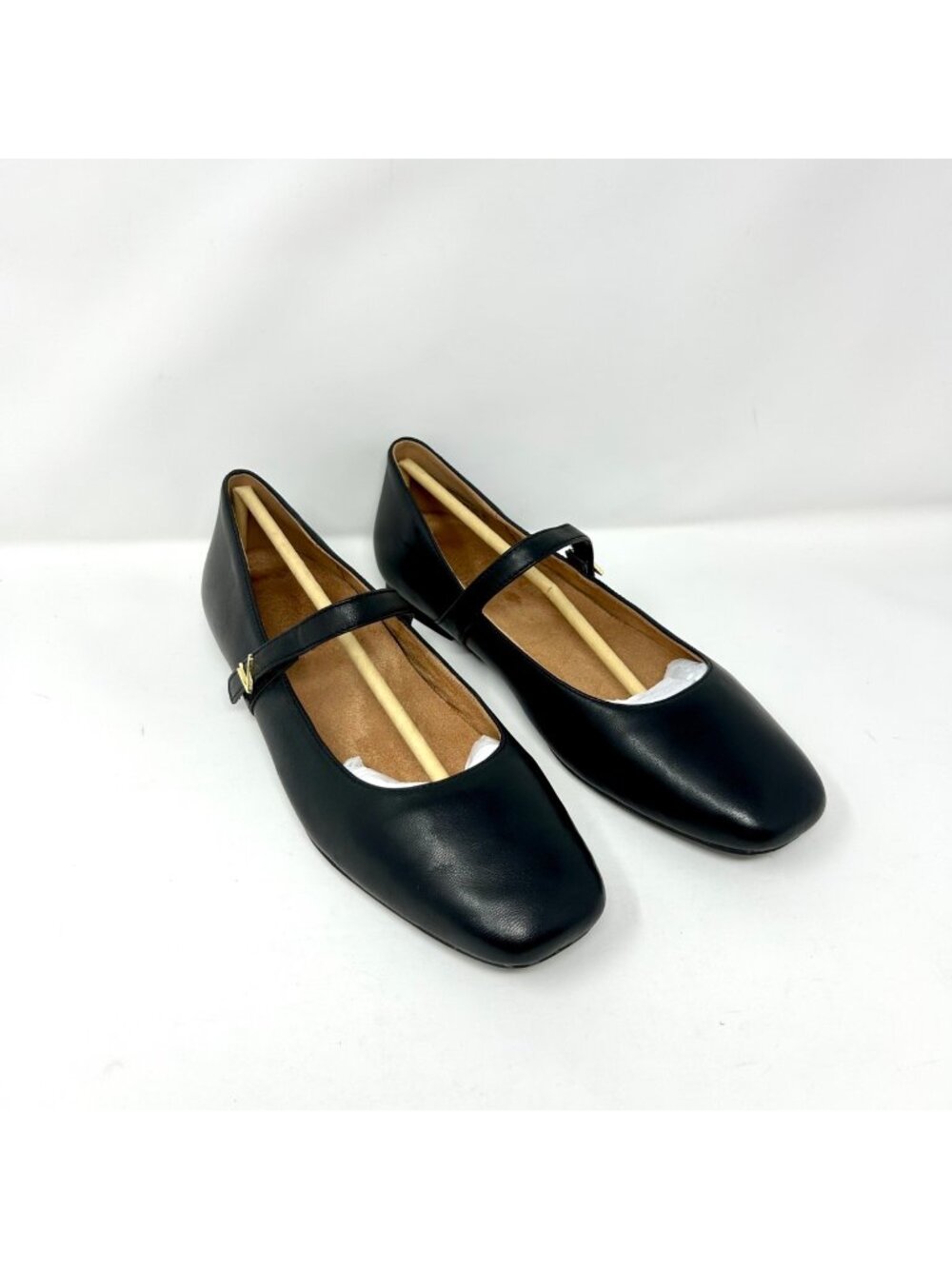 Vionic Alameda Mary Jane Women's Black Leather Flats Size 11 Arch Support Shoe